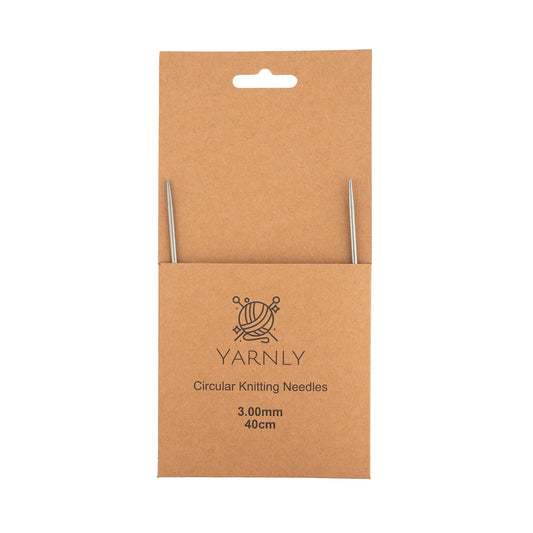 Yarnly - Circular Needles - 40cm Long - 3mm