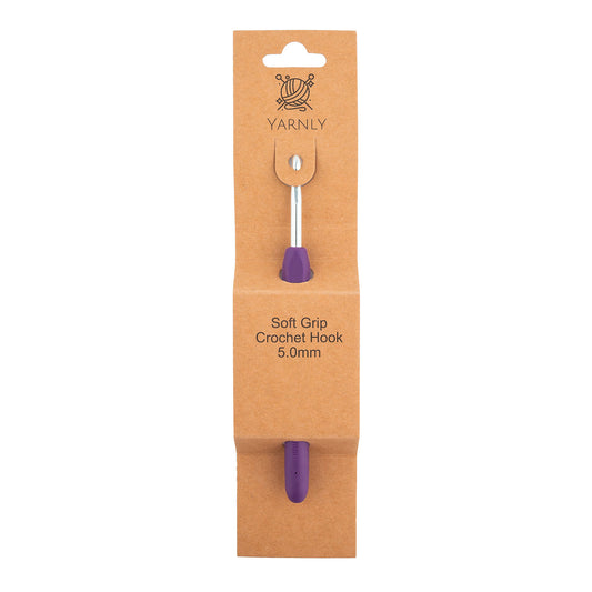 Yarnly - Soft Grip Ergonomic Crochet Hook - 5mm