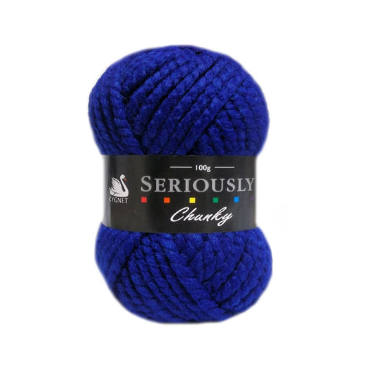 Cygnet - Seriously Chunky - Super Chunky Yarn - 100g Ball - 708 Cornflower