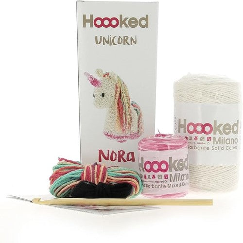 Hoooked Eco-Friendly Crochet Kit – Nora the Unicorn