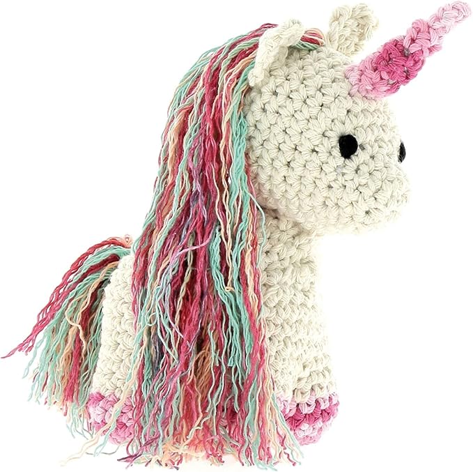 Hoooked Eco-Friendly Crochet Kit – Nora the Unicorn