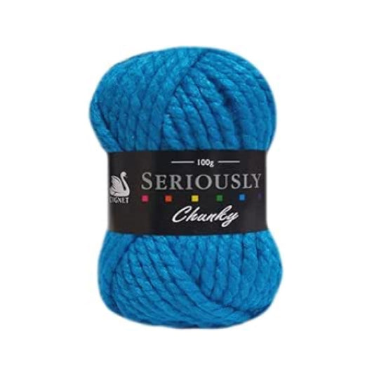 Cygnet - Seriously Chunky - Super Chunky Yarn - 100g Ball - 552 Turquoise
