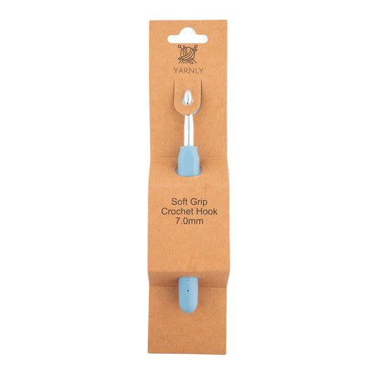 Yarnly - Soft Grip Ergonomic Crochet Hook - 7mm