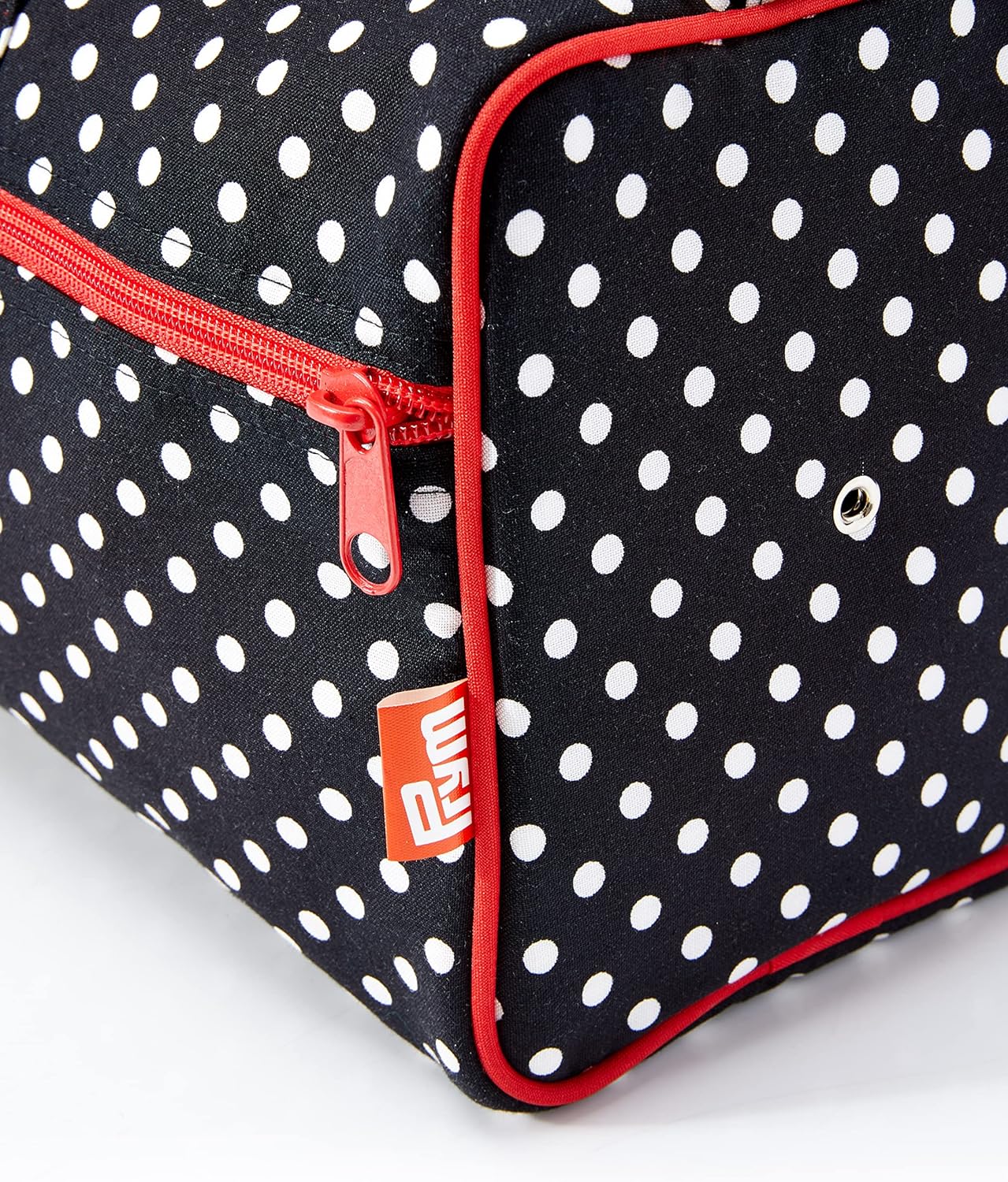 Prym - Polka Dots Fabric Knitting and Needlework Bag