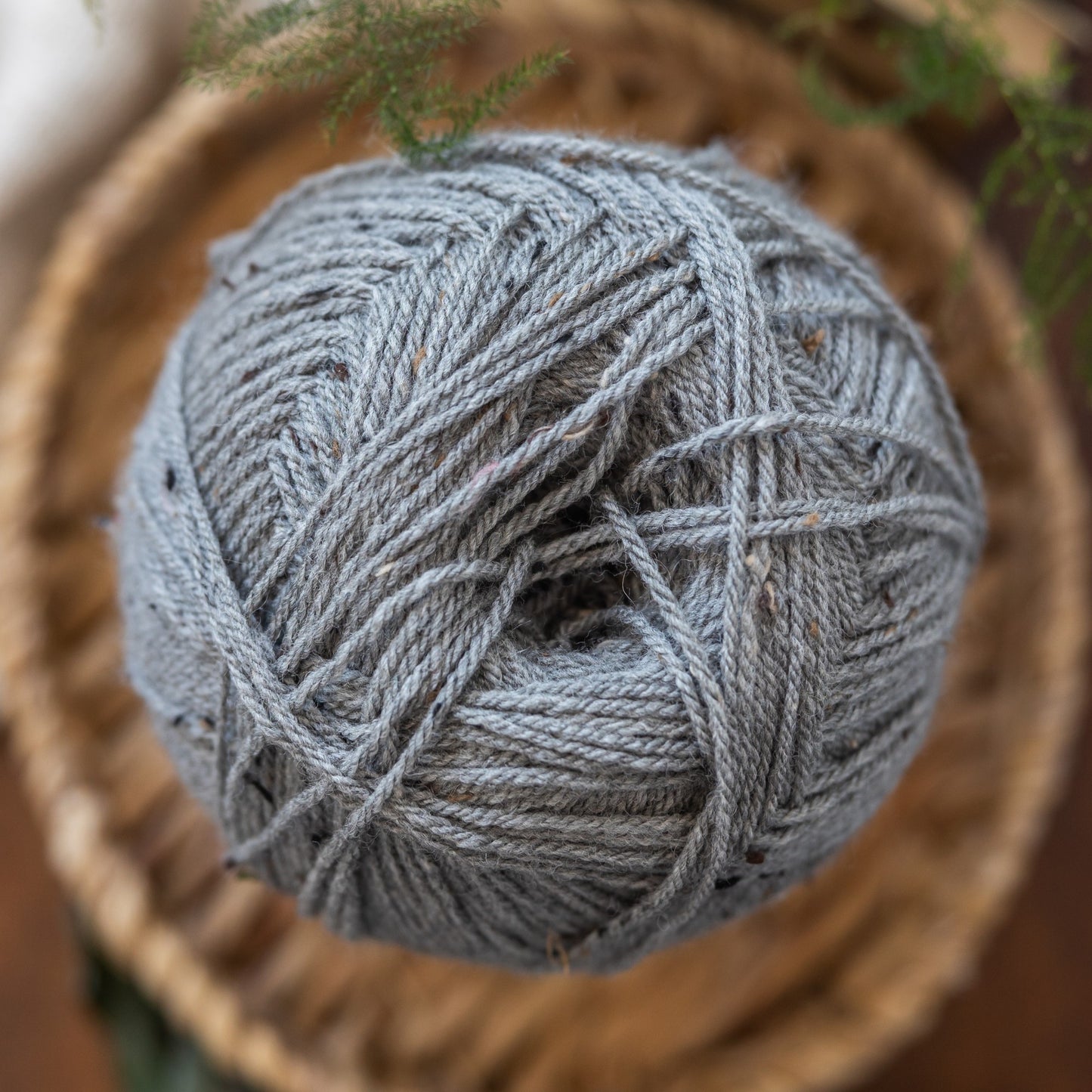 Emu Yarns - Classic Aran with Wool Tweed - 400g Ball - Pebble