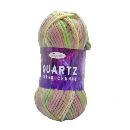 King Cole - Quartz - Super Chunky Yarn -  100g Ball - 4473 Emerald