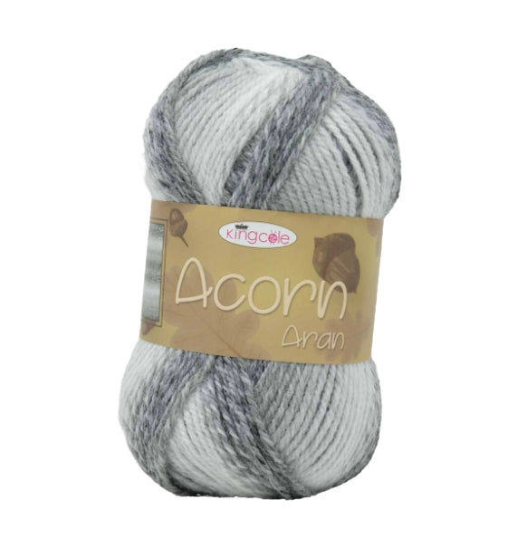 King Cole - Acorn Aran - 100g Ball - 4951 Rain Cloud