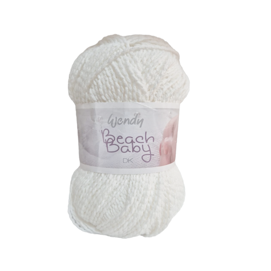 Wendy - Beach Baby - DK Yarn - 100g Ball - Shade 610 Snow White