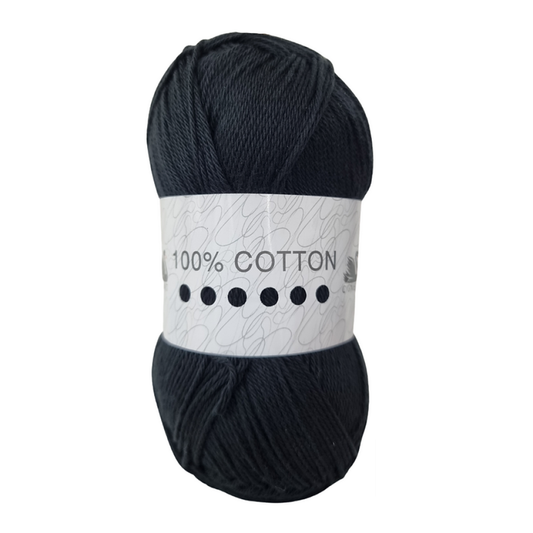 Cygnet Yarns - 100% Cotton - 100g Ball - 2117 Black