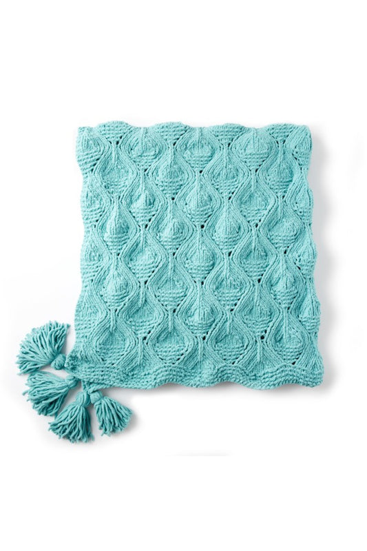Bernat - Super Chunky Yarn - Knitted Blanket - Free Download Pattern