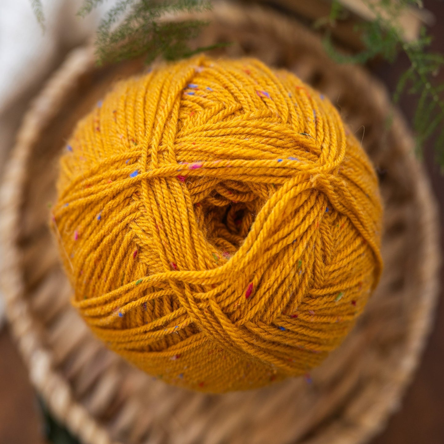 Emu Yarns - Classic Aran with Wool Tweed - 400g Ball - Butterscotch