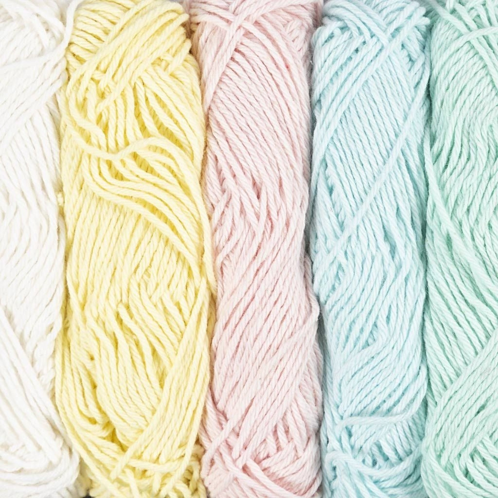 Creative - Cotton DK Yarn Pack - 5 x 20g Balls - Pastels