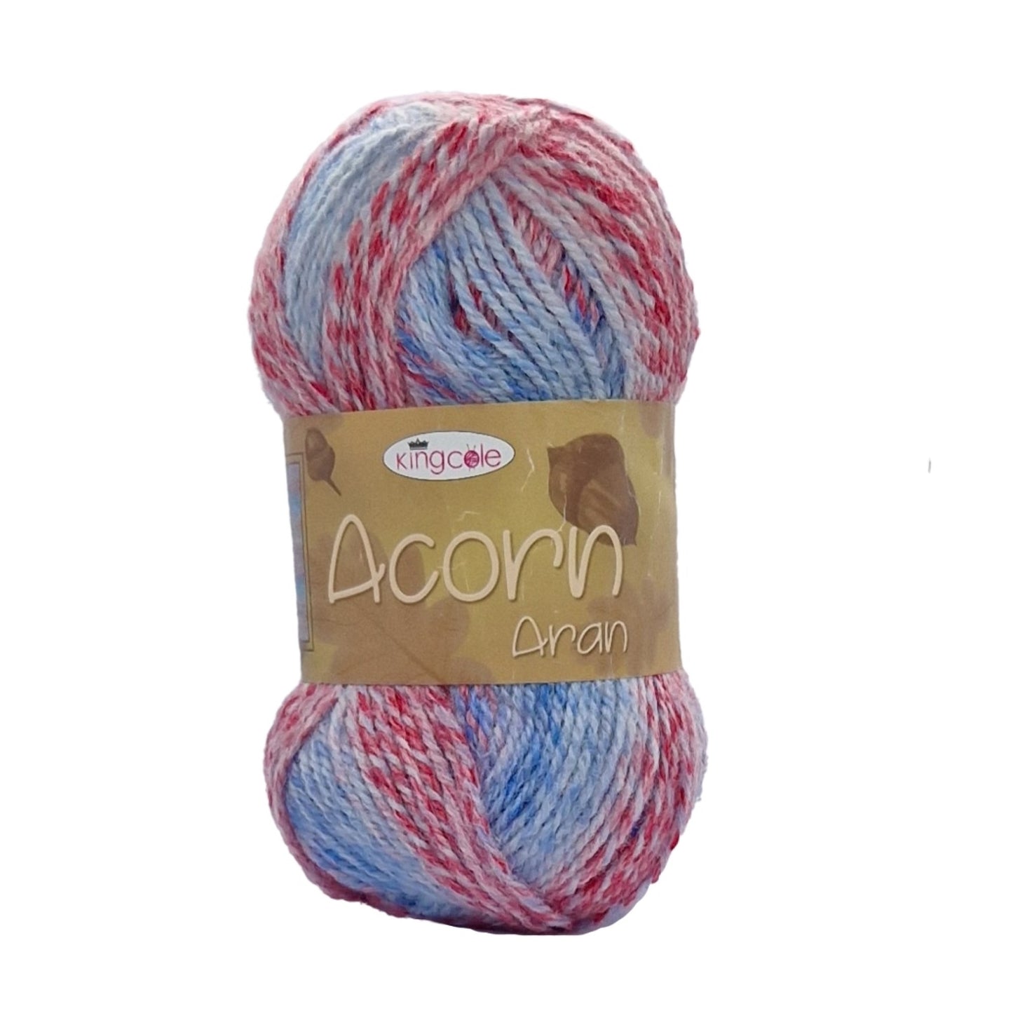 King Cole - Acorn Aran - 100g Ball - 4953 Cranberry