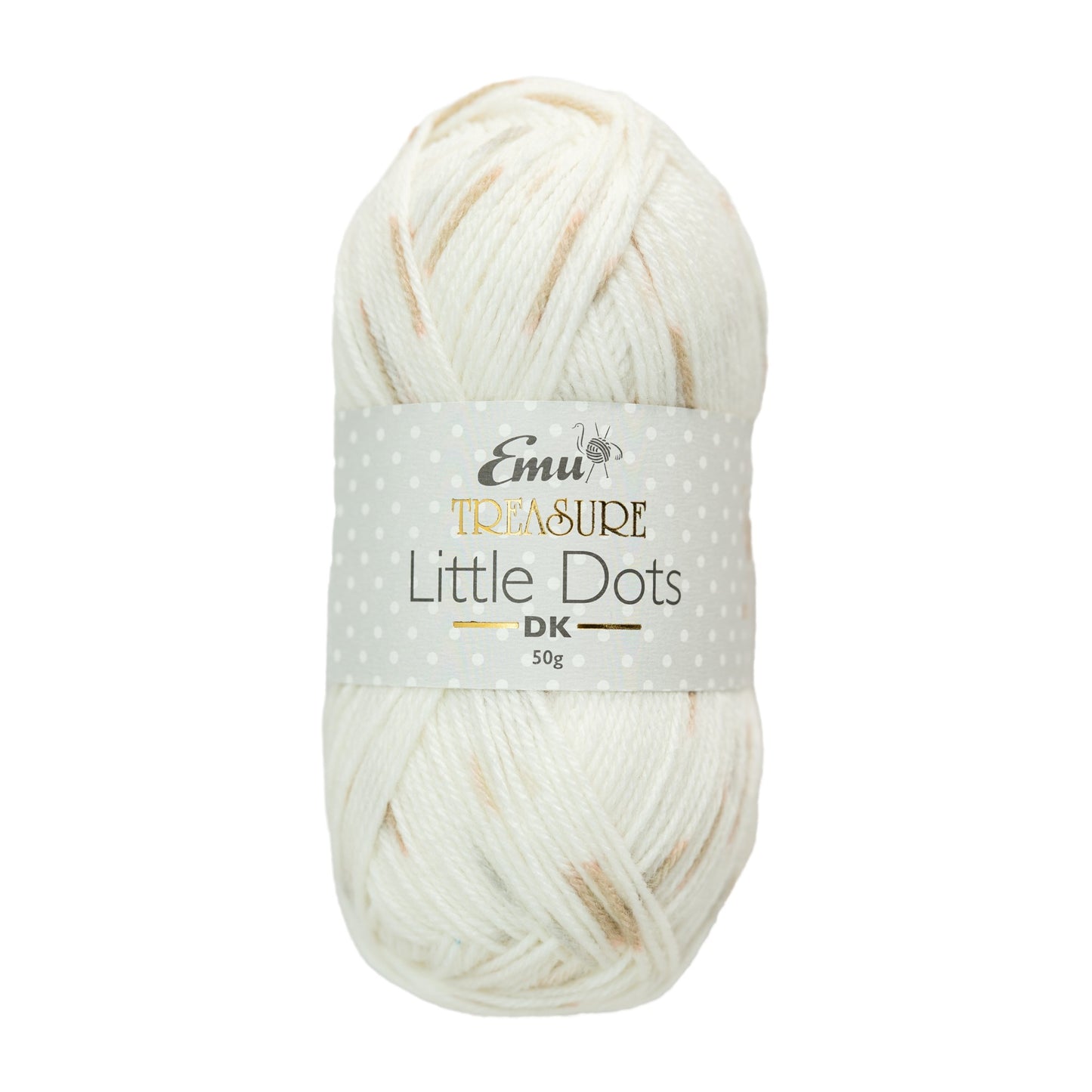 Emu Yarns - Treasure Little Dots - DK - 50g Ball - 003 Humpty Dumpty
