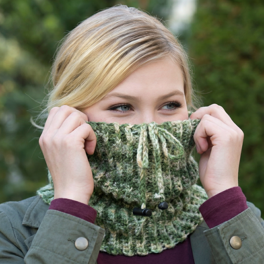 Red Heart Yarns Aran Cowl - Crochet Pattern | PDF Download