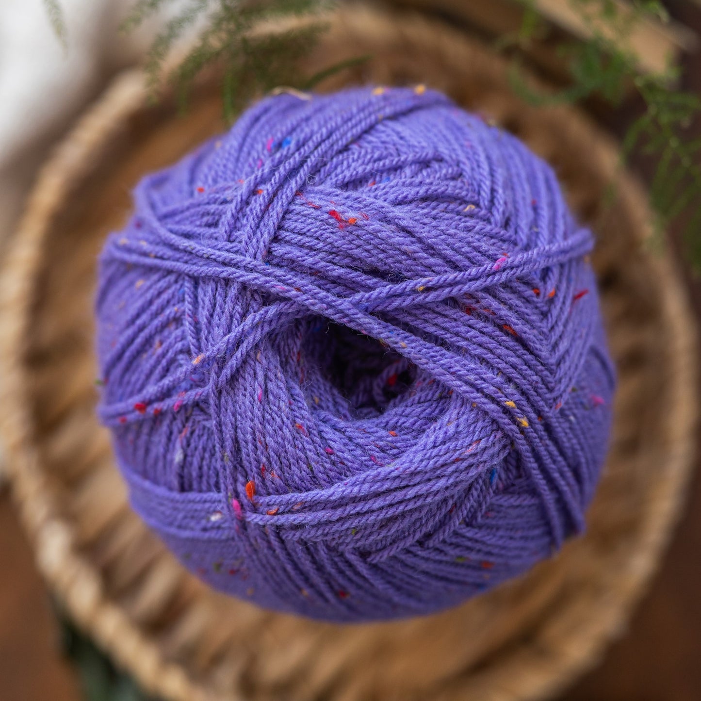 Emu Yarns - Classic Aran with Wool Tweed - 400g Ball - Iris