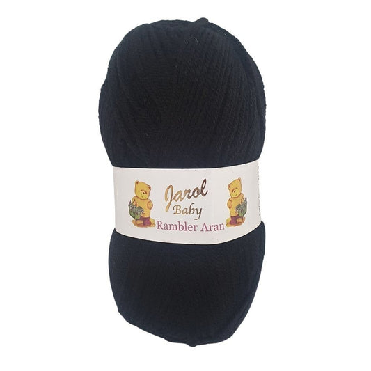 Jarol Yarns - Baby Rambler Aran - 100g Ball - 4326 Black