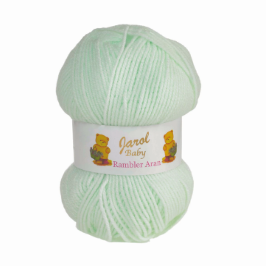 Jarol Yarns - Baby Rambler Aran - 100g Ball - 4303 Mint Green