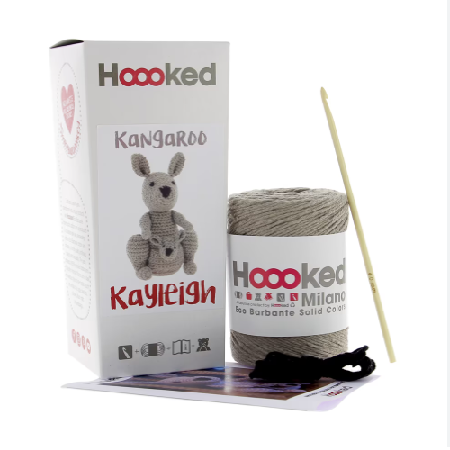 Hoooked Eco-Friendly Crochet Kit – Kayleigh the Kangaroo