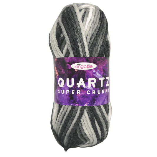 King Cole - Quartz - Super Chunky Yarn -  100g Ball - 4469 Onyx