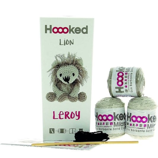 Hoooked Eco-Friendly Crochet Kit – Leroy the Lion