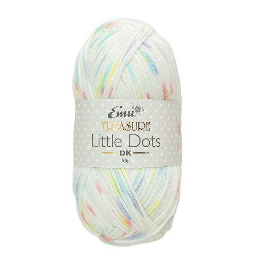 Emu Yarns - Treasure Little Dots - DK - 50g Ball - 004 Little Teapot