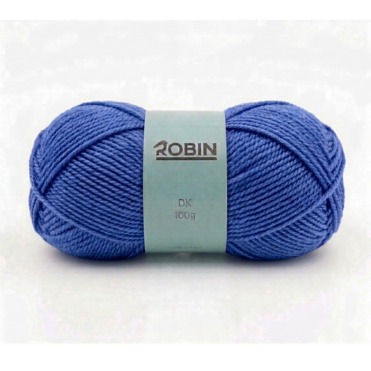Robin DK Double Knit Yarn – Madonna Blue (033) – 100g Ball