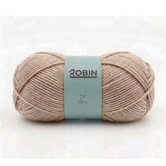 Robin DK Double Knit Yarn – Oatmeal (035) – 100g Ball