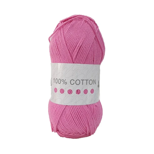 Cygnet Yarns - 100% Cotton - 100g Ball - 4065 Peony Pink