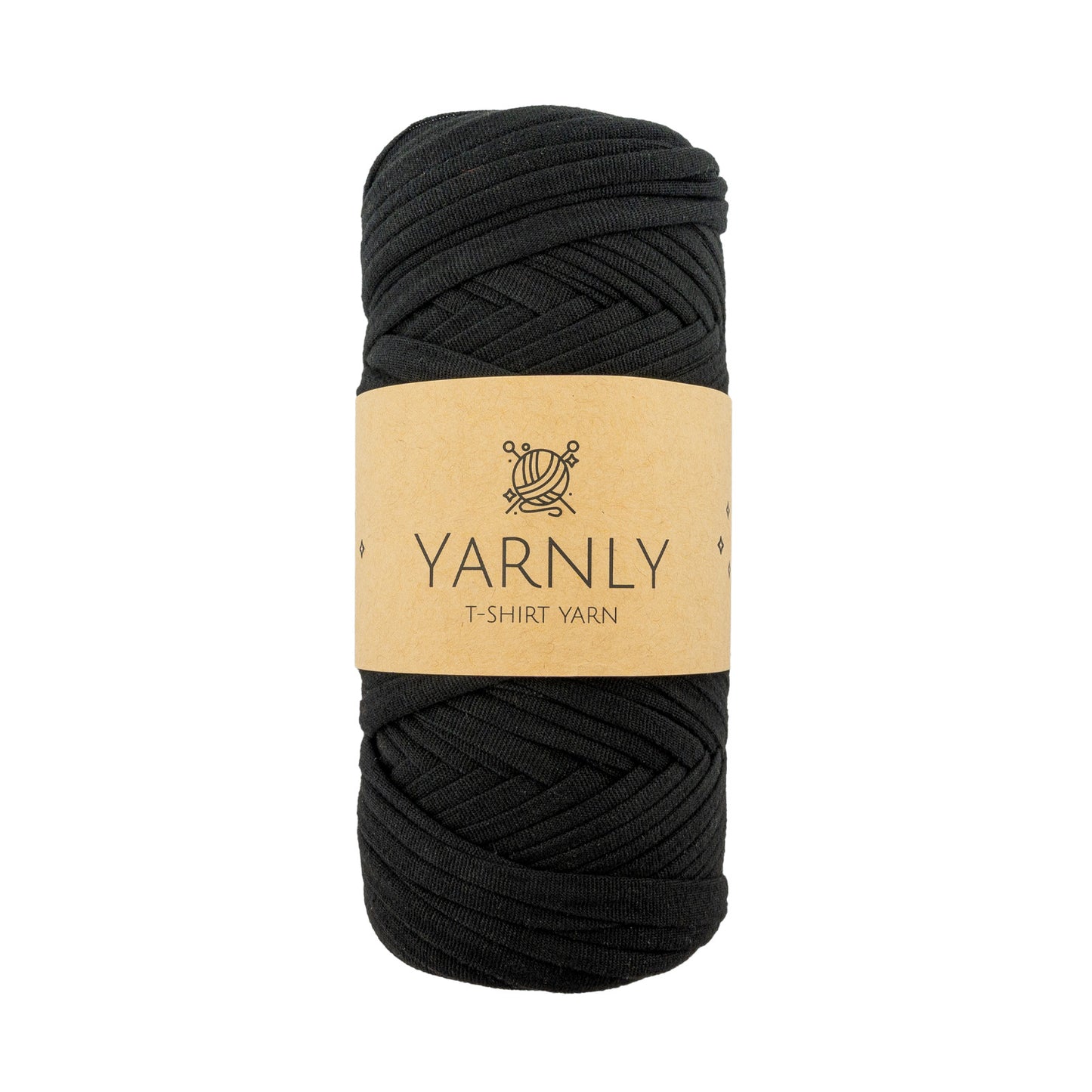 Yarnly - TShirt Yarn - Pack of 4 x 200g Balls - Black