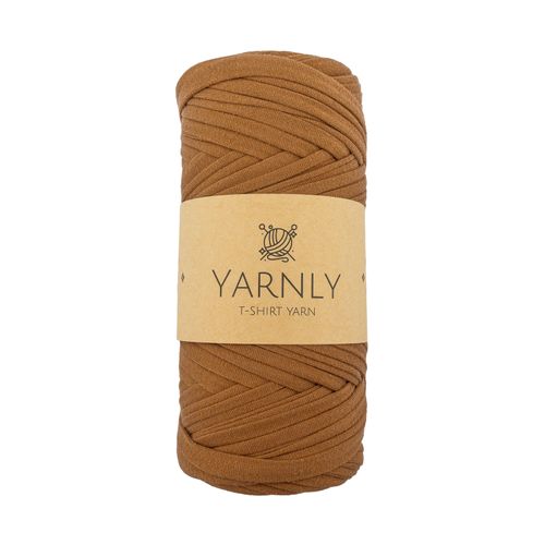 Yarnly - Polyester T-Shirt Yarn - 200g Ball - Brown
