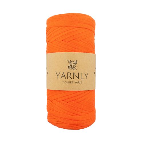 Yarnly - Polyester T-Shirt Yarn - 200g Ball - Orange