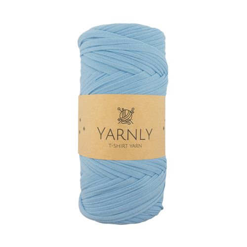 Yarnly - Polyester T-Shirt Yarn - 200g Ball - Pale Blue