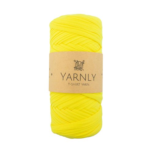 Yarnly - Polyester T-Shirt Yarn - 200g Ball - Yellow