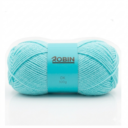 Robin DK Double Knit Yarn – Aqua (130) – 100g Ball