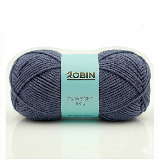 Robin DK Double Knit Yarn – Blue Mist (145) – 100g Ball