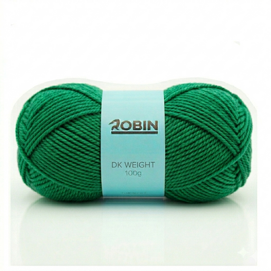 Robin DK Double Knit Yarn – Emerald (091) – 100g Ball