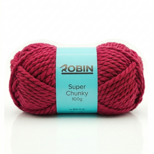 Robin Super Chunky Yarn – Berry (146) – 100g Ball