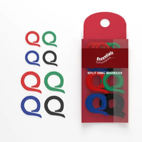 Whitecroft Essentials – Assorted Plastic Split Rings (Pack of 24)