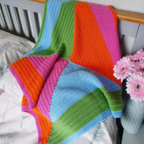 Cygnet Square Burst Baby Blanket - Crochet Pattern | PDF Download