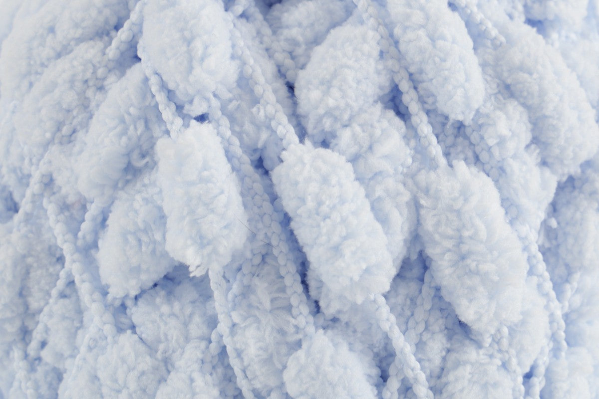Sirdar - Snuggly Sweetie - Pom Pom Yarn - 200g Ball - 0403 Pastel Blue