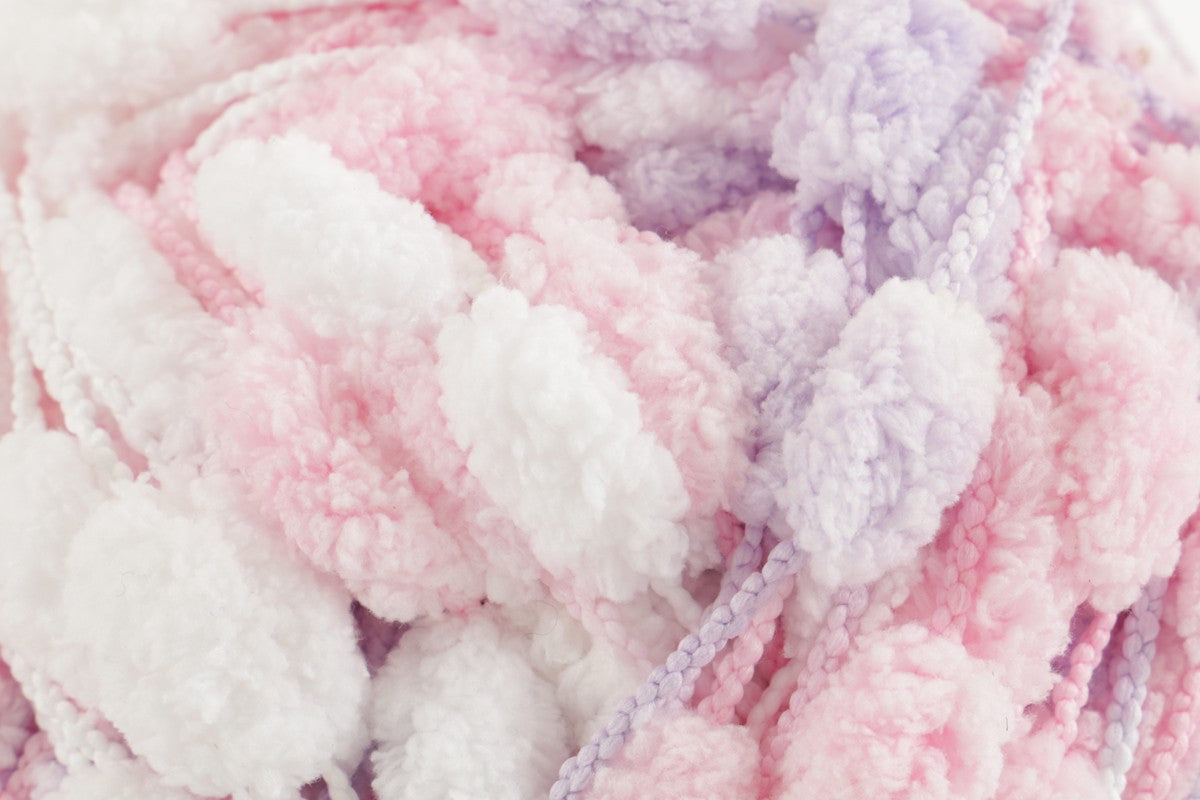 Sirdar - Snuggly Sweetie - Pom Pom Yarn - 200g Ball - 0411 Candyfloss