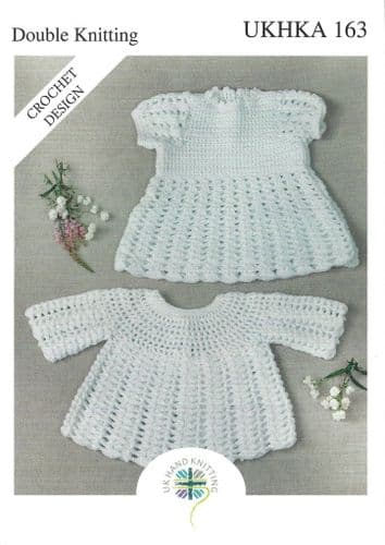 UKHKA - Multi Crochet Pattern - UKHKA 163 - Angel Top and Lacy Dress