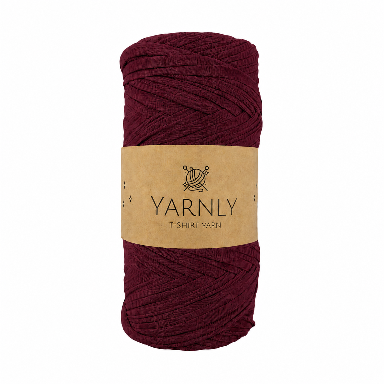 Yarnly - Polyester T-Shirt Yarn - 200g Ball - Wine