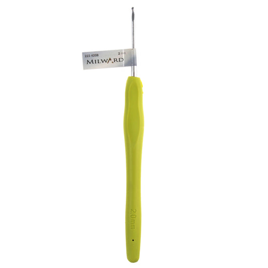 Milward - Soft Grip Ergonomic Crochet Hook - 2mm