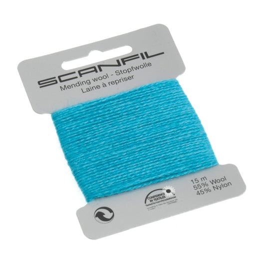 Scanfil - Mending Wool Thread - 15m - 085 Peacock Blue