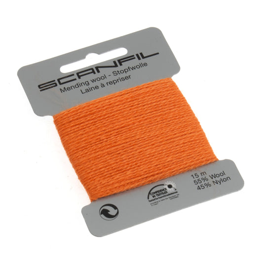 Scanfil - Mending Wool Thread - 15m - Col. 090 Orange
