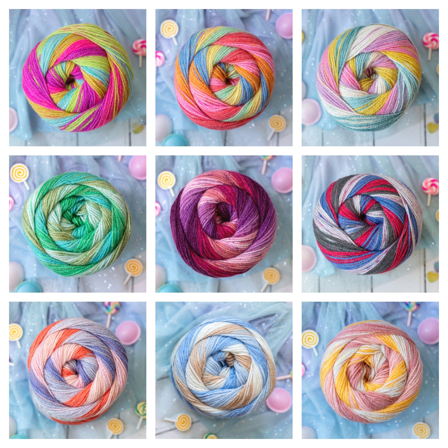 Emu Yarns - Funfair Swirl - DK - 150g Ball - Carousel