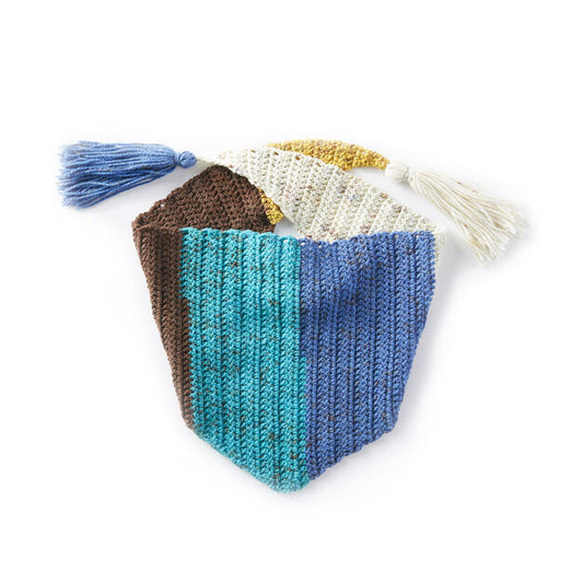 Caron - Free Downloadable Pattern - Kerchief Crochet Scarf