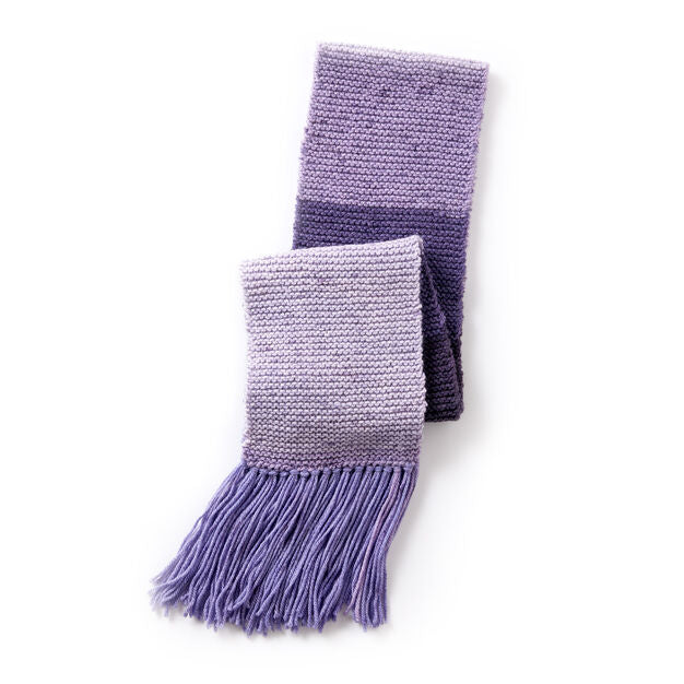 Caron - Free Downloadable Pattern - Basic Knit Scarf